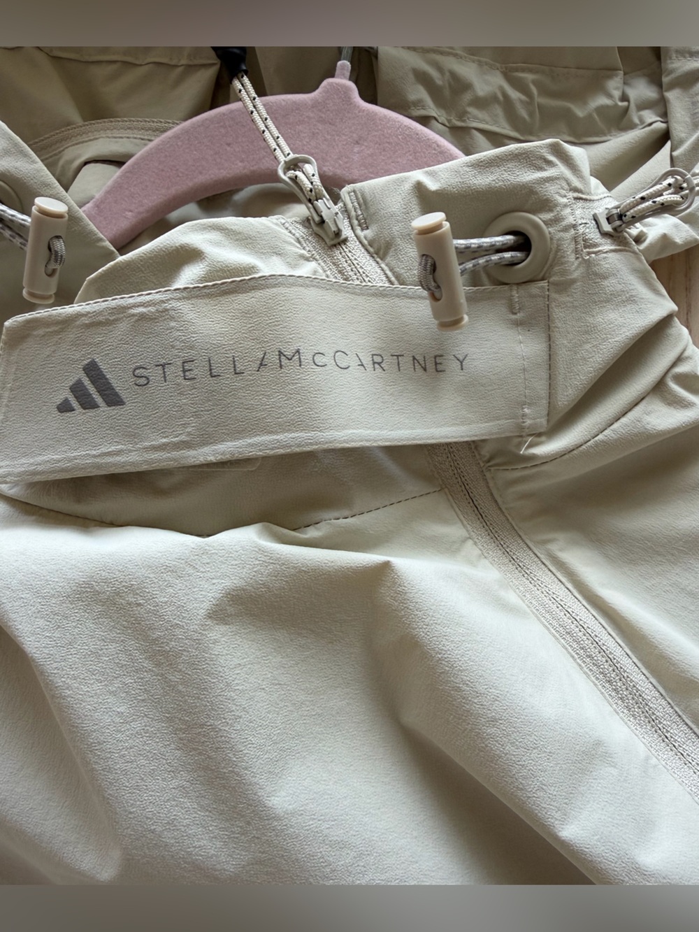 Adidas by Stella McCartney Anorak Windbreaker Jacket - Size L - Like New - Picture 4 of 6